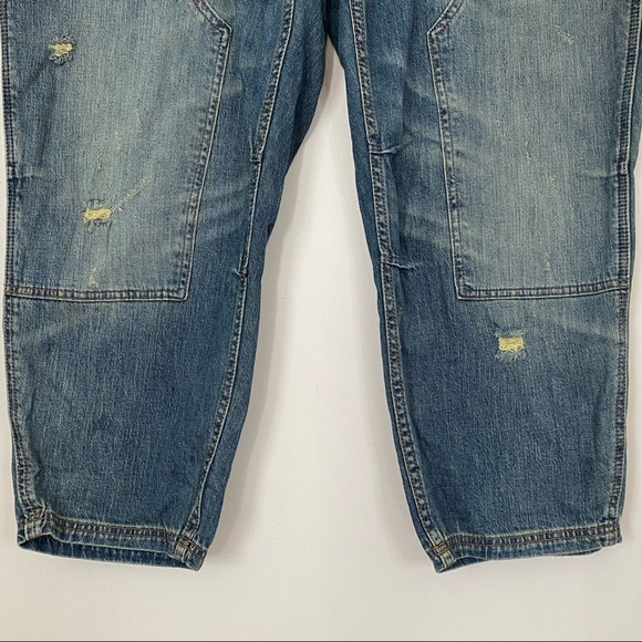 Pilcro The Wanderer Jeans Anthropologie A+ plus size 18w boho patchwork blue - Picture 4 of 12